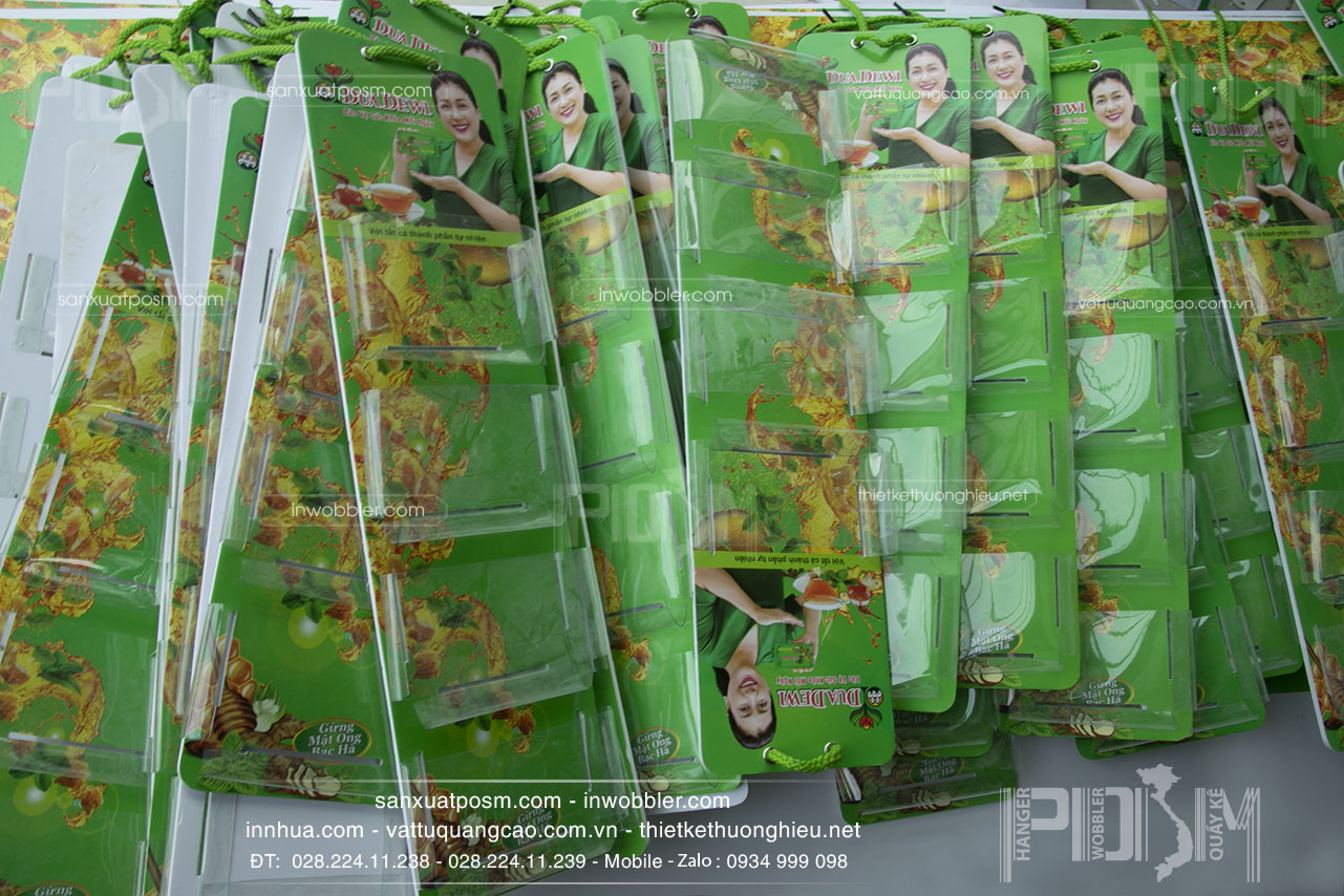 Bảng treo sản phẩm, hanger vỉ treo túi nhựa treo sản phẩm Dua Dewi - Ảnh 5
